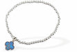 Stretch Charm Bracelet, Rhodium Plated
Paua Shell Clover Charm
6cm diameter, stretch&nbsp;
Nickel, Lead and Cadmium Free, Hypoallergenic
Delivered in a soft, black, velveteen pouch