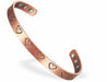 Magnetic Copper Bracelet 8 magnets
Copper, Adjustable bangle, Pressed Hearts Design
Can combat joint pain and improve circulation
Delivered in a soft, black, velveteen pouch