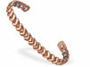 Magnetic Copper Bracelet with heart decoration
Copper, Adjustable bangle, with 8 magnets
Can combat joint pain and improve circulation
Delivered in a soft, black, velveteen pouch