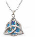 Paua Shell Trinity Knot Necklace
Hypoallergenic: Nickel, Lead and Cadmium Free
24mm in size, with 18" chain
Rhodium Plated
Delivered in a soft, black, velveteen pouch