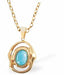 Golden Coloured Quirky Oval Framed Turquoise Necklace
20mm, Rhodium Plated

18" Chain, Golden Chain and Frame
Hypoallergenic: Nickel, Lead and Cadmium free
Delivered in a soft, black, velveteen pouch
