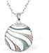 Designer Circular Necklace with Waves
Hypoallergenic: Nickel, Lead and Cadmium Free
20mm in size
Colour:&nbsp;Blue / Grey
Delivered in a soft, black, velveteen pouch