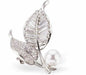 Sparkly, Crystal Leaves with Pearl Raindrop Brooch

51mm in size&nbsp;
Hypoallergenic: Nickel, Lead and Cadmium Free
Delivered in a soft, black, velveteen pouch