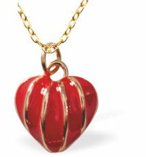Dainty Heart Necklace, Golden Coloured with Red Charm
Hypoallergenic: Nickel, Lead and Cadmium Free
11m in size
Colour: Red and Golden Coloured
Chain: 18" Rhodium Plated
Delivered in a soft, black, velveteen pouch