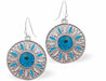 Paua Shell Sun Drop Earrings
25mm, Rhodium Plated

Hypoallergenic: Nickel, Lead and Cadmium free
Delivered in a soft, black, velveteen pouch
