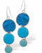 Paua Shell Bubbles Drop Earrings
32mm, Rhodium Plated

Hypoallergenic: Nickel, Lead and Cadmium free
Delivered in a soft, black, velveteen pouch