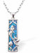 Paua Shell Mermaid Necklace
38mm, Rhodium Plated

18" Chain
Hypoallergenic: Nickel, Lead and Cadmium free
Delivered in a soft, black, velveteen pouch