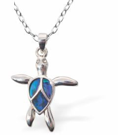 Paua Shell Turtle Necklace
23mm, Rhodium Plated

18" Chain
Hypoallergenic: Nickel, Lead and Cadmium free
Delivered in a soft, black, velveteen pouch