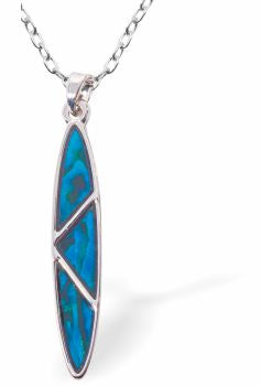Paua Shell Tribal Necklace
36mm, Rhodium Plated

18" Chain
Hypoallergenic: Nickel, Lead and Cadmium free
Delivered in a soft, black, velveteen pouch