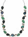 Paua Shell Multi-Teardrop Necklace
10mm, Rhodium Plated

18" Chain
Hypoallergenic: Nickel, Lead and Cadmium free
Delivered in a soft, black, velveteen pouch