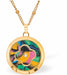 Special PVD Golden Round Necklace with Central Clover
Golden coloured chain with Paua Shell inset
Hypoallergenic; Free from cadmium, lead and nickel
20mm in size
Colour: Silver coloured and Crystal
Delivered in a soft, black, velveteen pouch