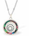 Special PVD Silver Coloured Circles within Circles Necklace
Silver coloured chain with Paua Shell inset
Hypoallergenic; Free from cadmium, lead and nickel
20mm in size
Colour: Silver coloured and Crystal
Delivered in a soft, black, velveteen pouch
