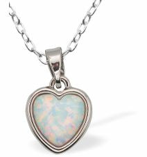Glowing Opalite Heart Necklace
10mm, 18" chain
Rhodium Plated
Hypoallergenic: Nickel, Lead and Cadmium free
Delivered in a soft, black, velveteen pouch