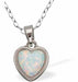 Glowing Opalite Heart Necklace
10mm, 18" chain
Rhodium Plated
Hypoallergenic: Nickel, Lead and Cadmium free
Delivered in a soft, black, velveteen pouch