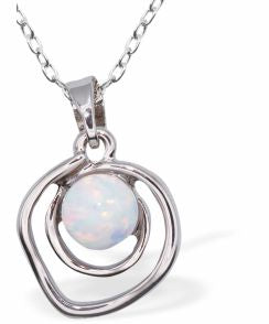 Glowing Opalite Circle in Circle Necklace
18mm, 18" chain
Rhodium Plated
Hypoallergenic: Nickel, Lead and Cadmium free
Delivered in a soft, black, velveteen pouch