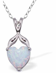 Glowing Opalite Love Heart Necklace
10mm, 18" chain
Rhodium Plated
Hypoallergenic: Nickel, Lead and Cadmium free
Delivered in a soft, black, velveteen pouch
