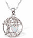 Glowing Opalite Tree of Life with Heart Necklace
16mm, 18" chain
Rhodium Plated
Hypoallergenic: Nickel, Lead and Cadmium free
Delivered in a soft, black, velveteen pouch