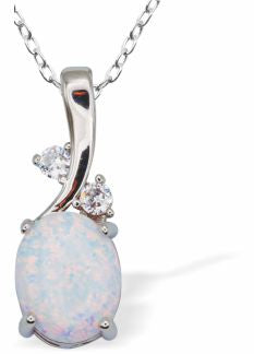 Glowing Opalite Oval with Crystal Necklace
16mm, 18" chain
Rhodium Plated
Hypoallergenic: Nickel, Lead and Cadmium free
Delivered in a soft, black, velveteen pouch