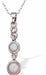 Glowing Opalite Doubledrop Necklace
16mm, 18" chain
Rhodium Plated
Hypoallergenic: Nickel, Lead and Cadmium free
Delivered in a soft, black, velveteen pouch