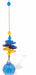 Austrian Crystal Suncatcher, Multi -faceted
Large Blue Sphere Drop Feature
Blues and yellow crystals
Delivered in a soft, black, velveteen pouch