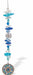 Austrian Crystal Suncatcher, Multi -faceted
Colourful Dreamcatcher Feature
Blues and clear crystal
Delivered in a soft, black, velveteen pouch