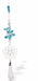 Austrian Crystal Suncatcher, Multi -faceted
Flower in Bloom Link and Clear Crystal Drop
Blue and clear crystals
Delivered in a soft, black, velveteen pouch