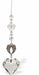 Austrian Crystal Suncatcher, Multi -faceted
Winged Heart Link and Large Crystal Heart
Clear crystal colour
Delivered in a soft, black, velveteen pouch