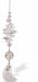 Austrian Crystal Suncatcher, Multi -faceted
Ornate Link and Moon Crystal Drop
Clear Crystal
Delivered in a soft, black, velveteen pouch