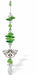 Austrian Crystal Suncatcher, Multi -faceted
Crystal Teardrop and Butterfly Link
Greens and Clear crystals
Delivered in a soft, black, velveteen pouch