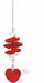 Austrian Crystal Suncatcher, Multi -faceted
Red Crystal Heart Drop with mixed Red Crystals
Red and clear colours
Delivered in a soft, black, velveteen pouch