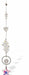 Austrian Crystal Suncatcher, Multi -faceted
Star Crystal Drop and Sun Beams Link

Aurora Borealis and Clear Crystal colours
Delivered in a soft, black, velveteen pouch