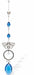 Austrian Crystal Suncatcher, Multi -faceted
Blue Crystal Drop and Delicate Butterfly Link
Blue in Colour
Delivered in a soft, black, velveteen pouch