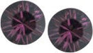 Austrian Crystal Diamond-shape Stud Earrings in Dark Amethyst Purple.  Available in four sizes.