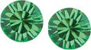 Austrian Crystal Diamond-shape Stud Earrings in Peridot Green, Available in 3 sizes with Sterling Silver Earwires