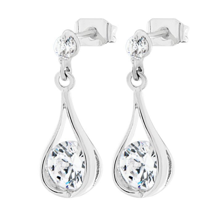 Byzantium Collection Cupped Drop Earrings Earrings