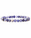 Artisan Natural Stone Agate Stretch Bracelet Natural Blues and Purples in Colour Hypoallergenic: Nickel, Lead and Cadmium Free  