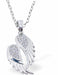 Austrian Crystalized, Silver Coloured Angel Wings Necklace 29mm in size Choice of 18" Stainless Steel or Sterling Silver Chains Hypoallergenic: Lead, nickel and cadmium free