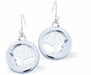 Tree of Life in Crescent Moon Drop Earrings, Silver Coloured Rhodium Plate, 22mm in size See matching Necklace K632 Hypoallergenic; Free from cadmium, lead and nickel