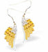 Golden Angel Wings Necklace Rhodium Plate, 22mm in size See matching Necklace K640 Hypoallergenic; Free from cadmium, lead and nickel 