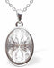 Austrian Crystal Multi Faceted Mystic Oval Necklace in Clear Crystal with a choice of chains