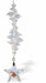 Sparkling Crystal Suncatcher by Byzantium with Multi Faceted Crystals completed with an Aurora Borealis Crystal Large Star Drop
