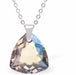 Austrian Crystal Multi Faceted Trilliant Cut Necklace Clear Crystal Shimmer in Colour 14.5mm in size Choice of 18" Stainless Steel or Sterling Silver Chain Hypo allergenic: Free from Lead, Nickel and Cadmium See matching earrings TR11 
